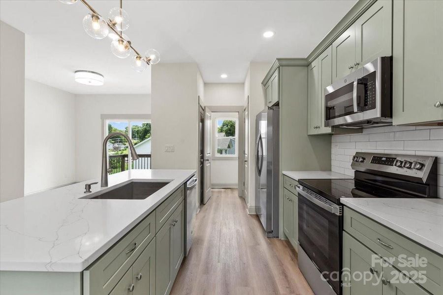 Furnished interior view inside a new home in , Gastonia (Image 12).