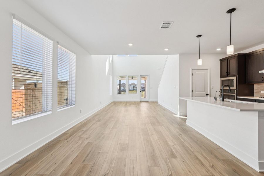 Spacious, unfurnished interior of a new home in Lariat, Liberty Hill (Image 19). Spacious, unfurnished interior of a new home in Lariat, Liberty Hill (Image 19).