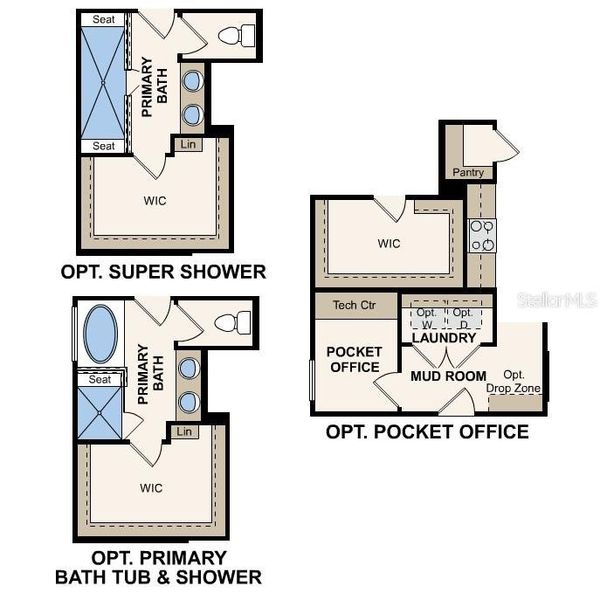 2D floor plan layout of this home in , Palm Coast, FL (Image 7).