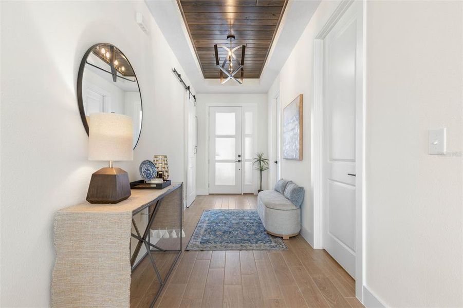 Furnished interior view inside a new home in , Palm Coast (Image 27).