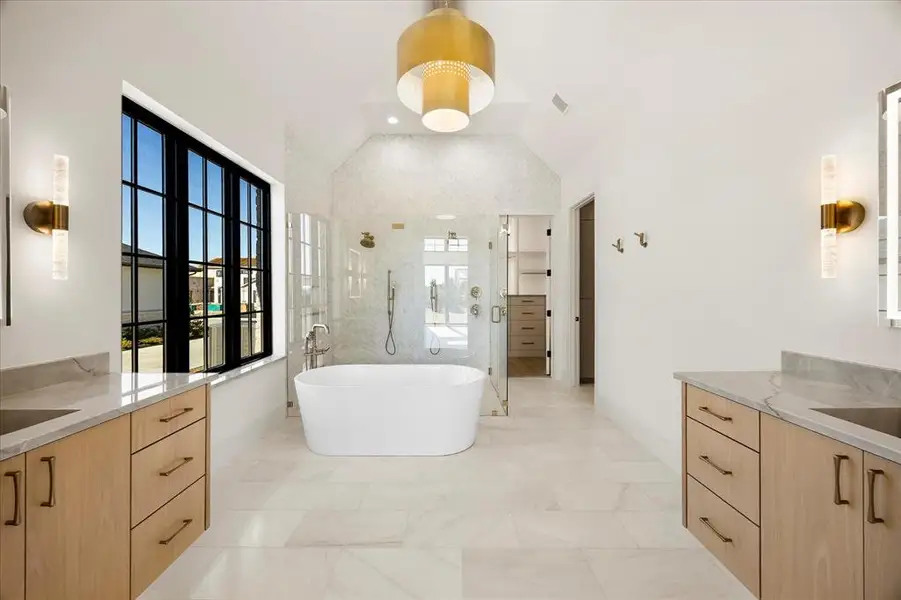 Furnished interior view inside a new home in , Heath (Image 16).