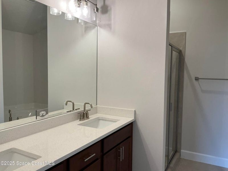 Close-up of interior finishes inside a home in St. John Preserve, Palm Bay (Image 5).