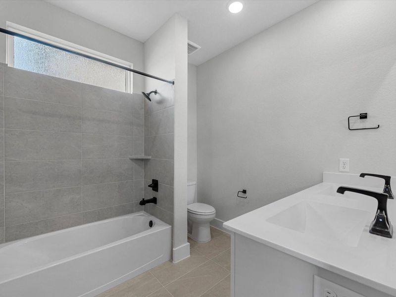 Furnished interior view inside a new home in Dunham Pointe, Cypress (Image 7).