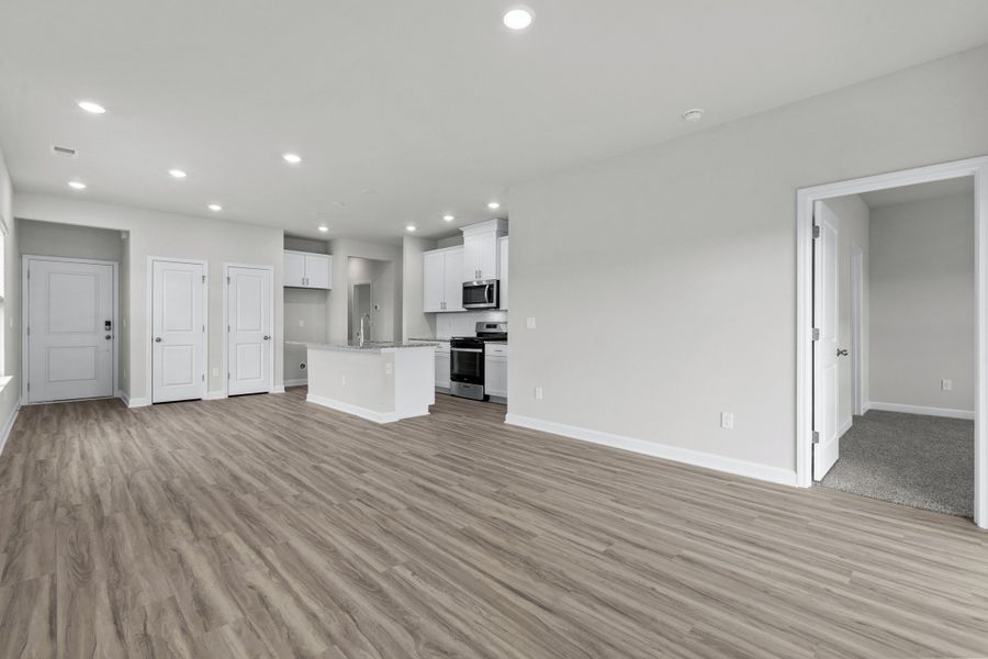 Spacious, unfurnished interior of a new home in Waterside - Boardwalk Series, Longs (Image 19). Spacious, unfurnished interior of a new home in Waterside - Boardwalk Series, Longs (Image 19).