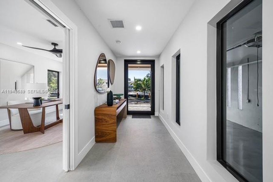 Furnished interior view inside a new home in , Pompano Beach (Image 14). Furnished interior view inside a new home in , Pompano Beach (Image 14).