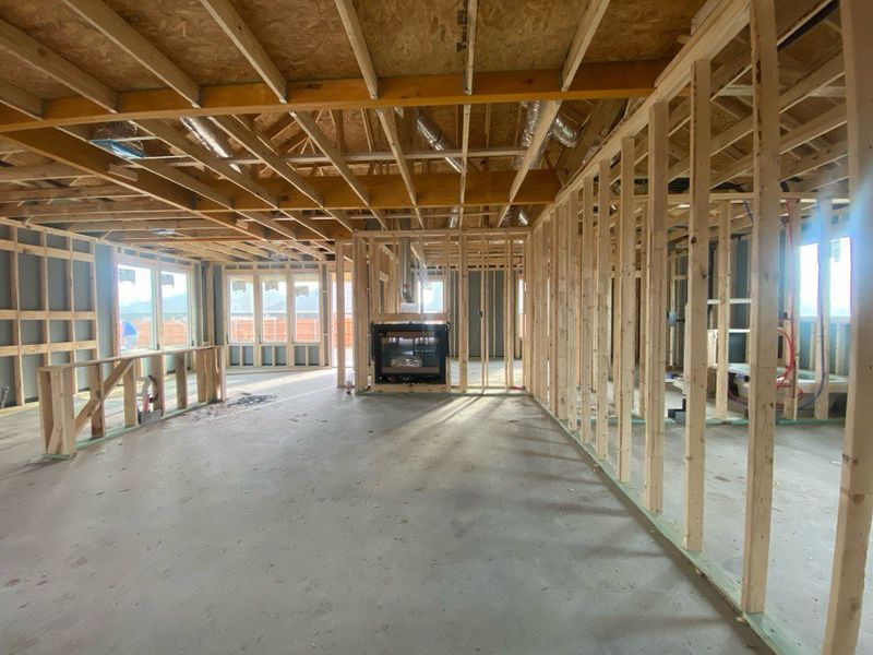 In-progress construction of a new home in Morningstar, Aledo, TX (Image 7).