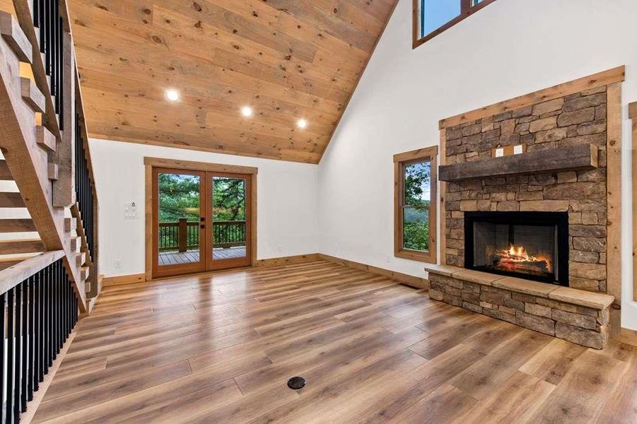 Spacious, unfurnished interior of a new home in , Mineral Bluff (Image 26). Spacious, unfurnished interior of a new home in , Mineral Bluff (Image 26).
