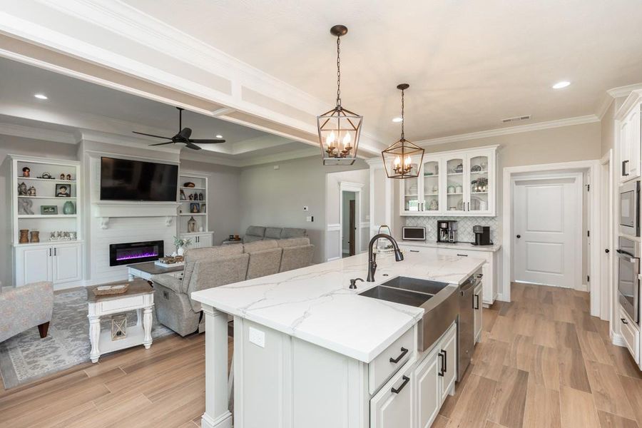 Furnished interior view inside a new home in , Lumberton (Image 15). Furnished interior view inside a new home in , Lumberton (Image 15).