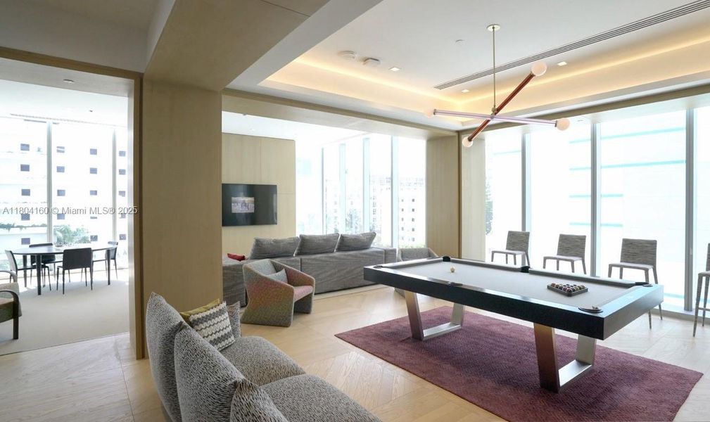 Furnished interior view inside a new home in , Miami (Image 3).