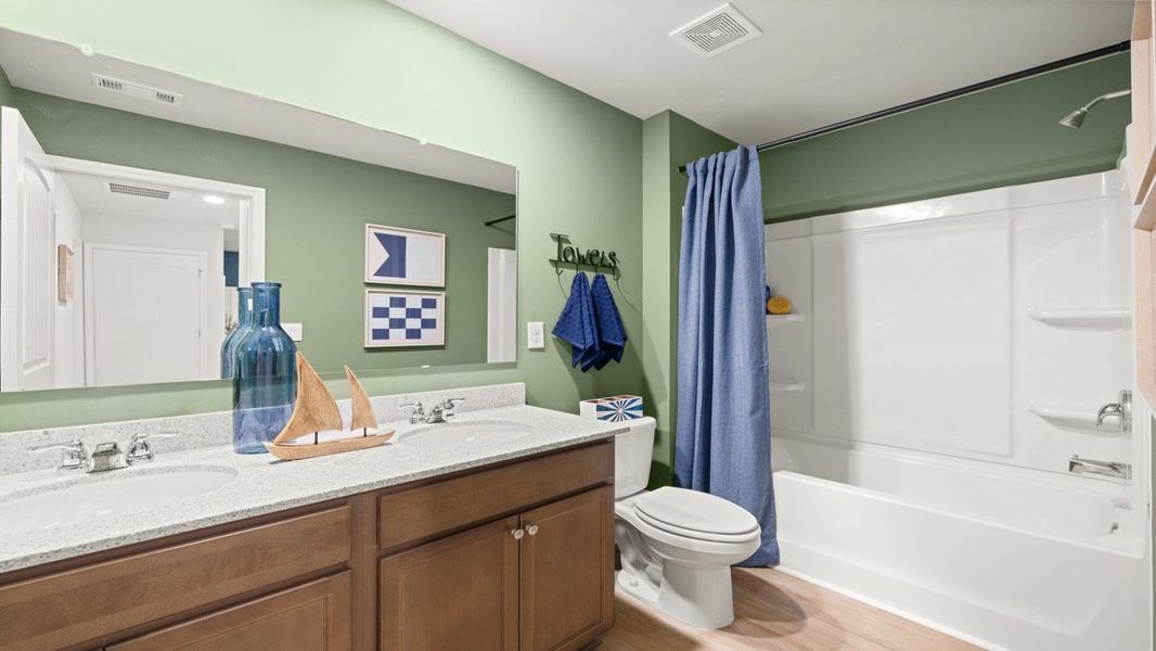 Representative furnished interior of a home built from the SUDBURY 24' TOWNHOME by D.R. Horton in Falcon Landing Townhomes, Gainesville (Image 36).