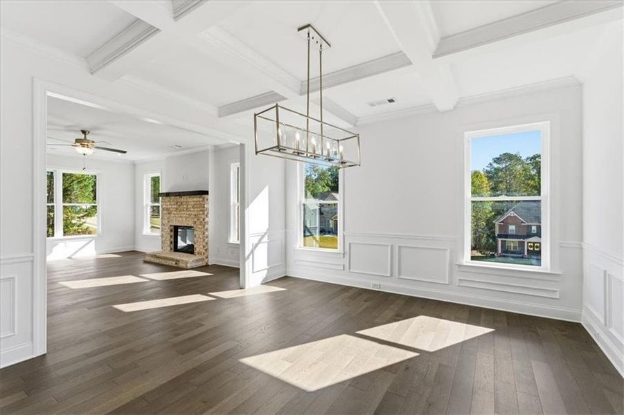 Spacious, unfurnished interior of a new home in The Estates at Hurricane Pointe, Douglasville (Image 48).