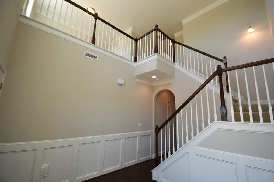 Representative unfurnished interior of a home built from the Cayman X by Keystone Homes NC in Trellises, High Point (Image 29).