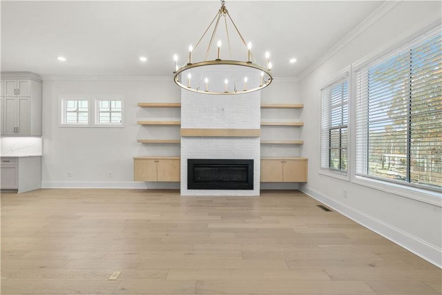 Spacious, unfurnished interior of a new home in Promenade at Sawnee Village, Cumming (Image 18).