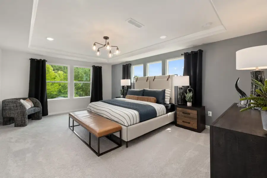 Furnished interior view inside a new home in Cambria, Garner (Image 29).