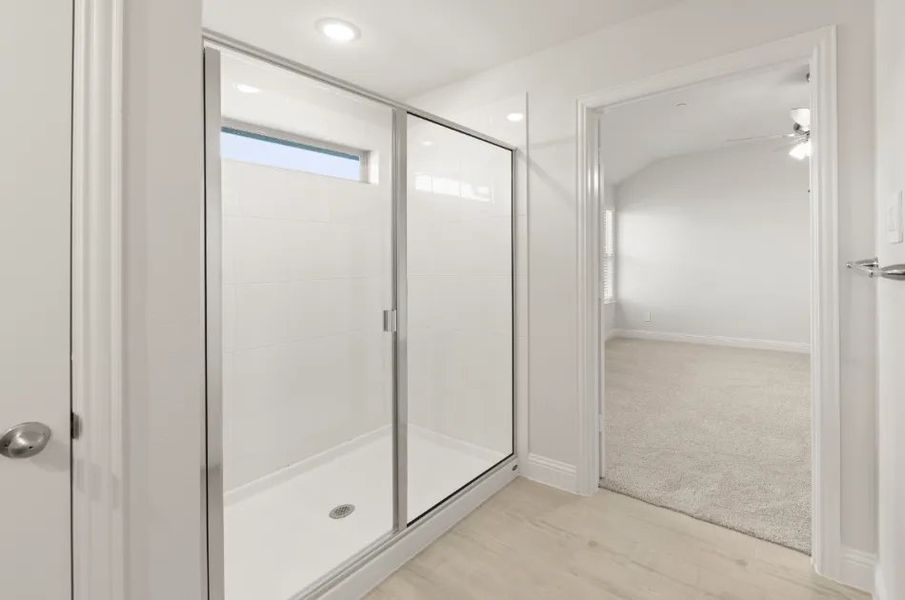 Front exterior of a new home in Sereno Oaks at Buckner Terrace, Dallas, TX, highlighting curb appeal (Image 19).