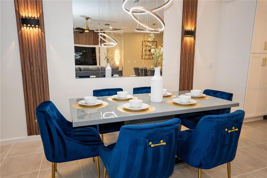 Furnished interior view inside a new home in , Kissimmee (Image 9).