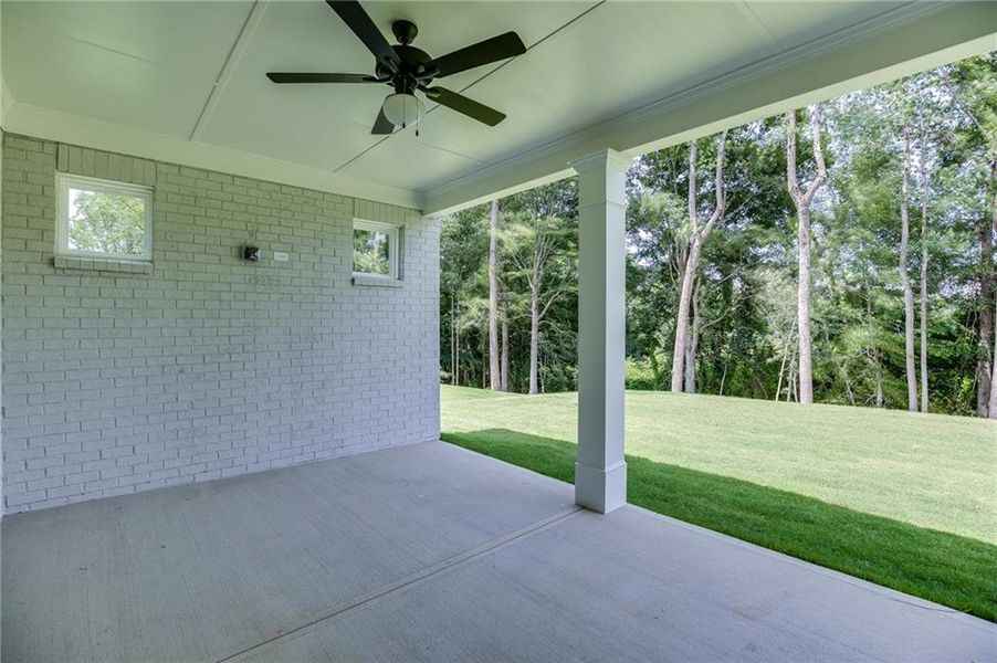 Exterior details and patio area of a home in , Buford (Image 3).