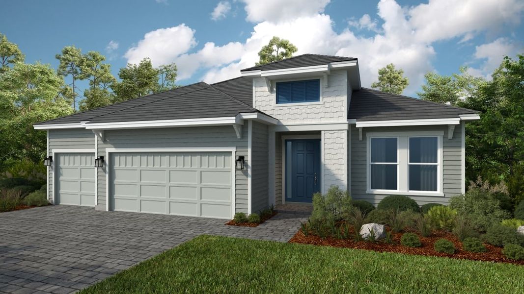 Front exterior of a home in the Esplanade at St. Marys community, located in St. Marys, GA (Image 14).