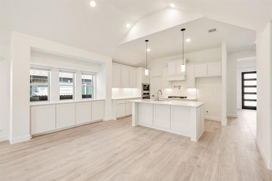 Furnished interior view inside a new home in Meadow Vista 60-65, Anna (Image 6). Furnished interior view inside a new home in Meadow Vista 60-65, Anna (Image 6).