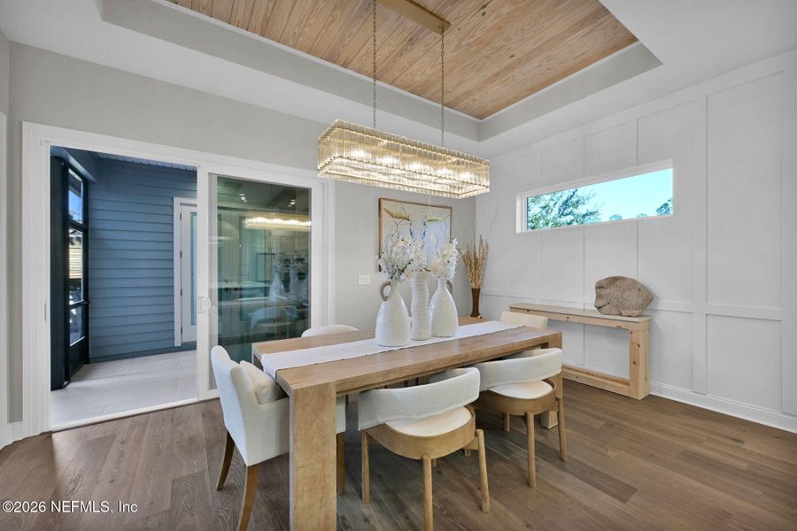 Furnished interior view inside a new home in Palmetto Cove, Ponte Vedra (Image 36).