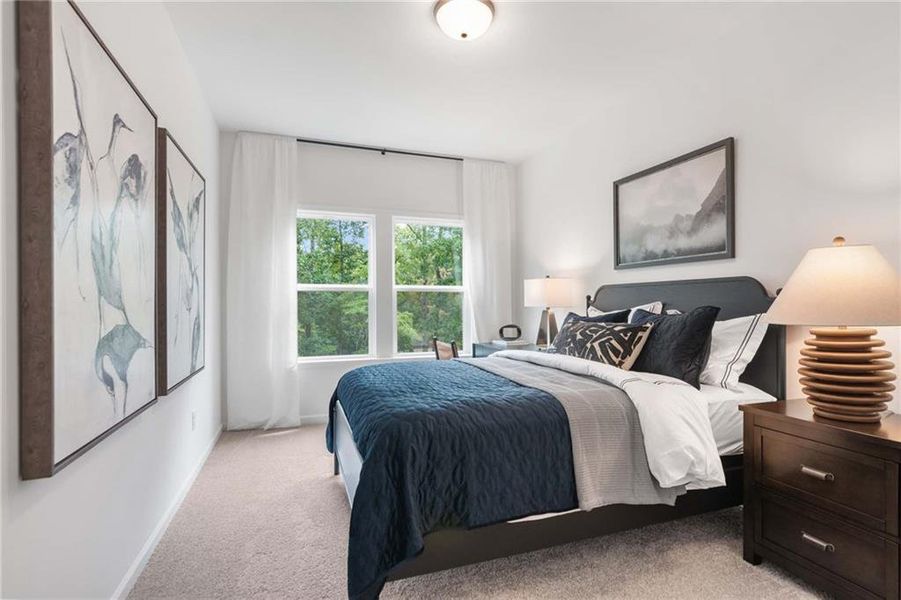 Furnished interior view inside a new home in Creekside, Dawsonville (Image 25). Furnished interior view inside a new home in Creekside, Dawsonville (Image 25).