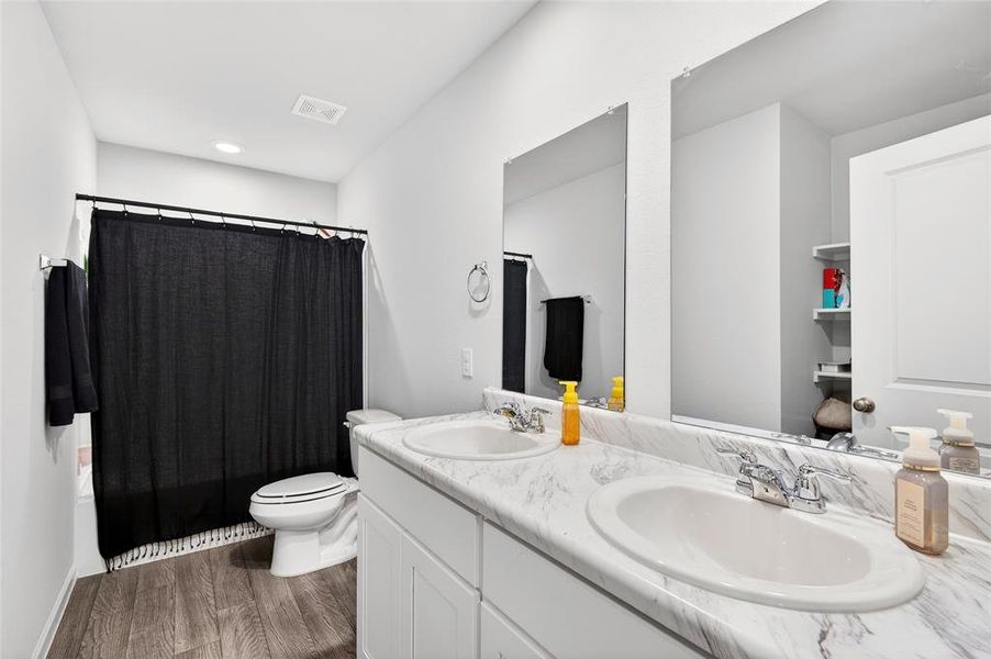Furnished interior view inside a new home in Villages of Mayfield, Cleburne (Image 15).