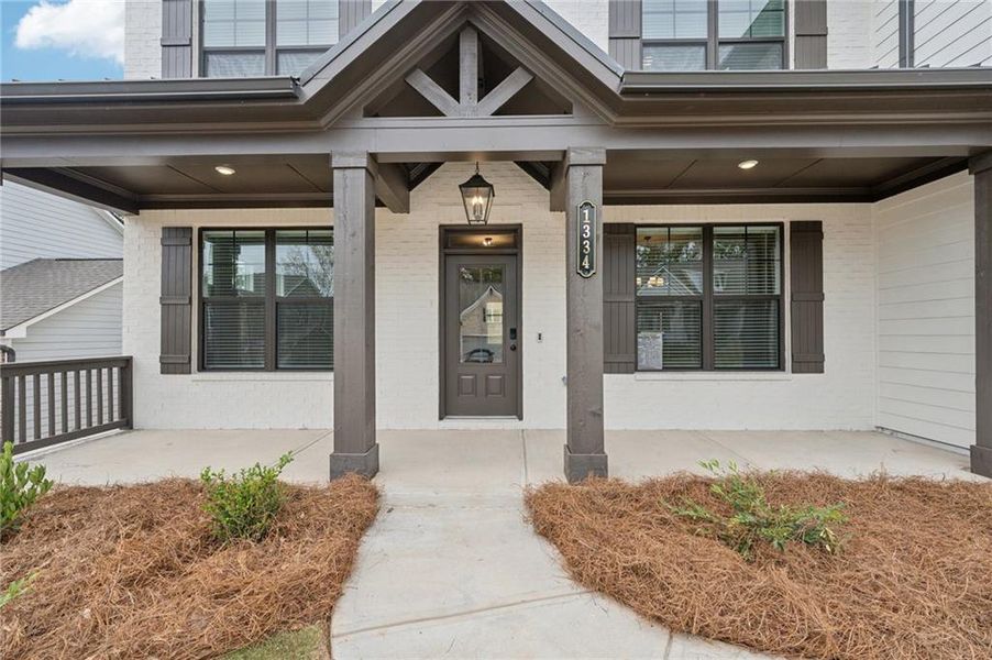 Exterior details and patio area of a home in Fowler Farms, Auburn (Image 25).