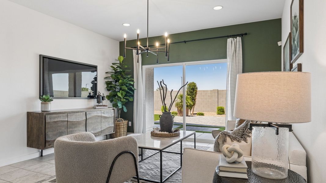 Furnished interior view inside a new home in Western Crossing, Florence (Image 11).
