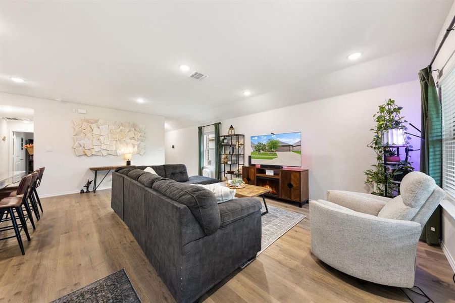 Furnished interior view inside a new home in , Ennis (Image 12).