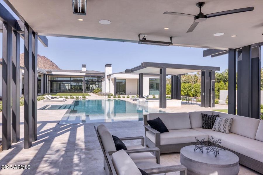 Covered Ramada w/ Fireplace Covered Ramada w/ Fireplace