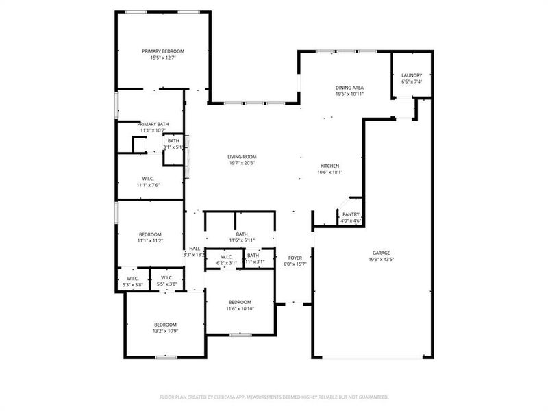 2D floor plan layout of this home in , Saginaw, TX (Image 5).