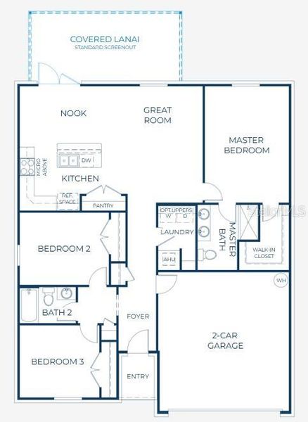 2D floor plan layout of this home in , Venice, FL (Image 3).