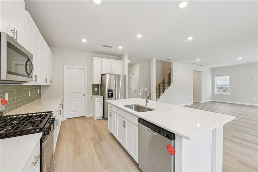 Furnished interior view inside a new home in Preserve at Mountain Creek, Pendergrass (Image 13).