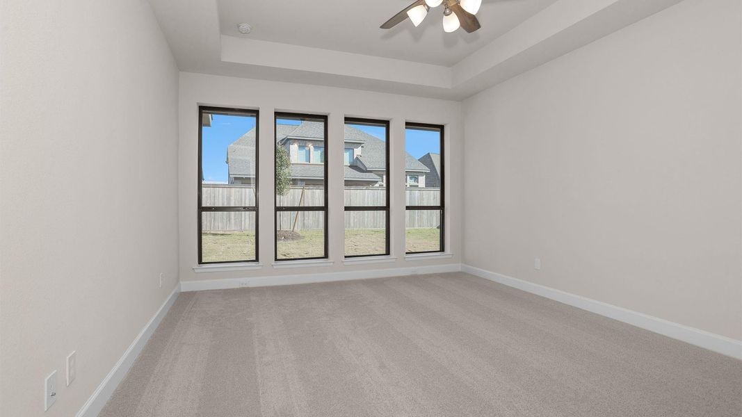 Spacious, unfurnished interior of a new home in Bridgeland, Cypress (Image 14).