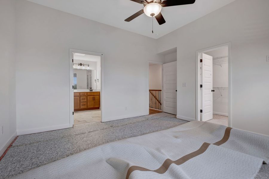 Representative unfurnished interior of a home built from the Ingram Rowhome by Parkside Builders in Anderson Park, Hendersonville (Image 50).