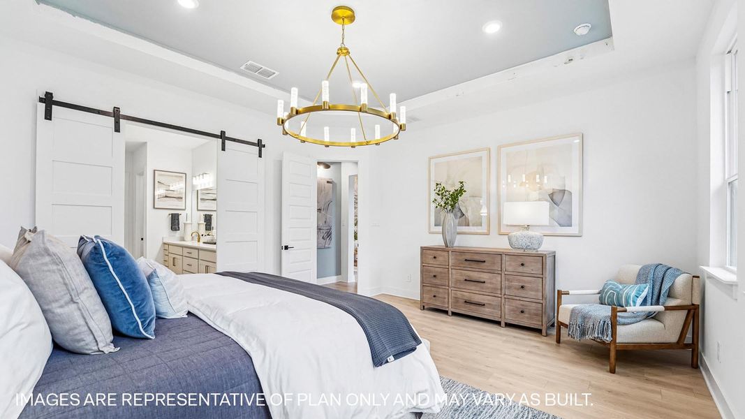 Representative furnished interior of a home built from the The Bremond by D.R. Horton in Sola Vista at West Cypress Hills, Briarcliff (Image 18).