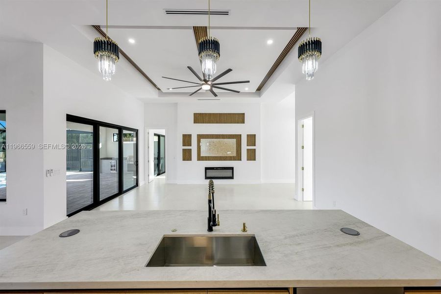 Furnished interior view inside a new home in , Cape Coral (Image 10).