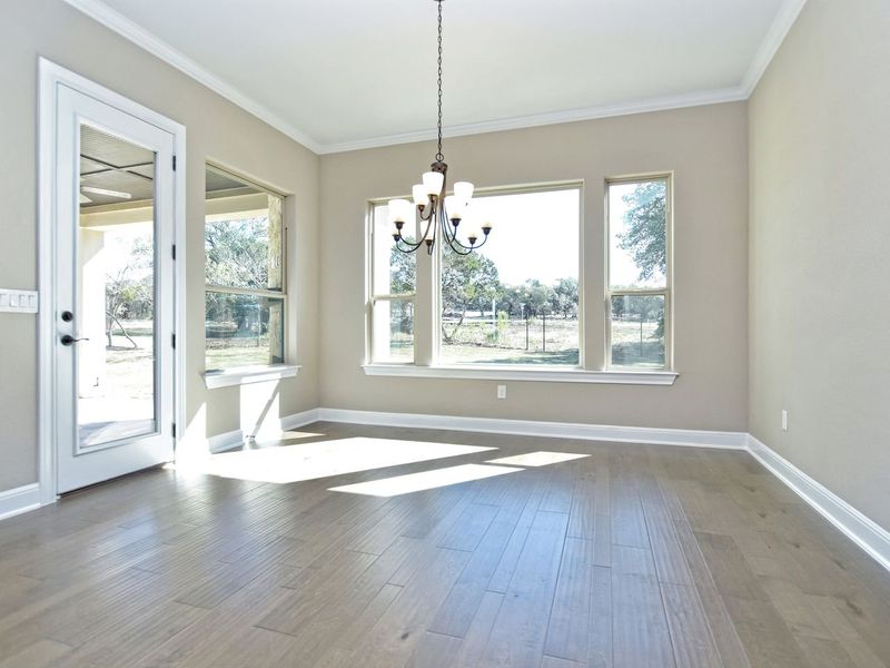 Representative unfurnished interior of a home built from the Catalina by Giddens Homes in Clearwater Ranch, Liberty Hill (Image 23).