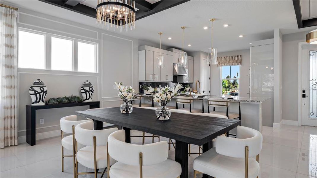 Furnished interior view inside a new home in Cresswind at Lake Harris, Tavares (Image 5).