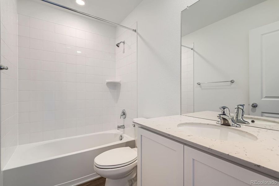 Furnished interior view inside a new home in Eastcreek Farm: Paired Homes, Thornton (Image 6).