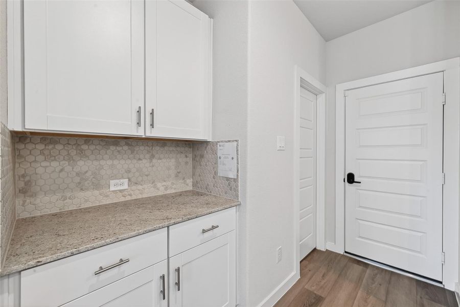 Furnished interior view inside a new home in McClendon Park Village, Houston (Image 29).