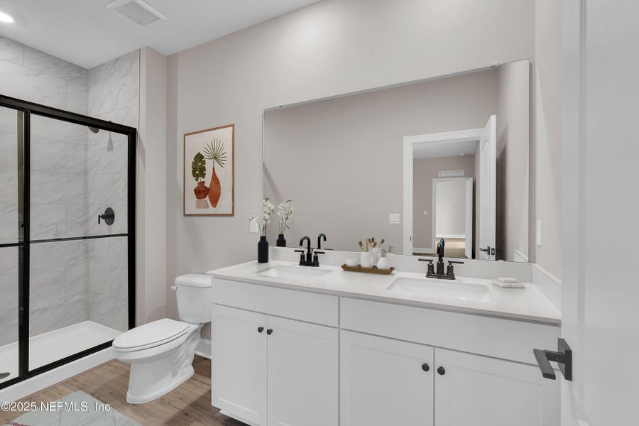 Furnished interior view inside a new home in Jennings Farm, Middleburg (Image 5). Furnished interior view inside a new home in Jennings Farm, Middleburg (Image 5).