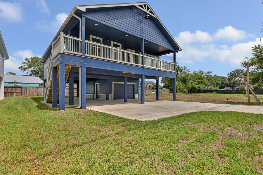 Exterior details and patio area of a home in , La Porte (Image 24).