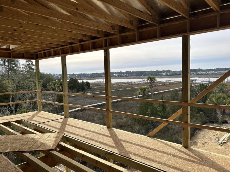 In-progress construction of a new home in , Awendaw, SC (Image 23).