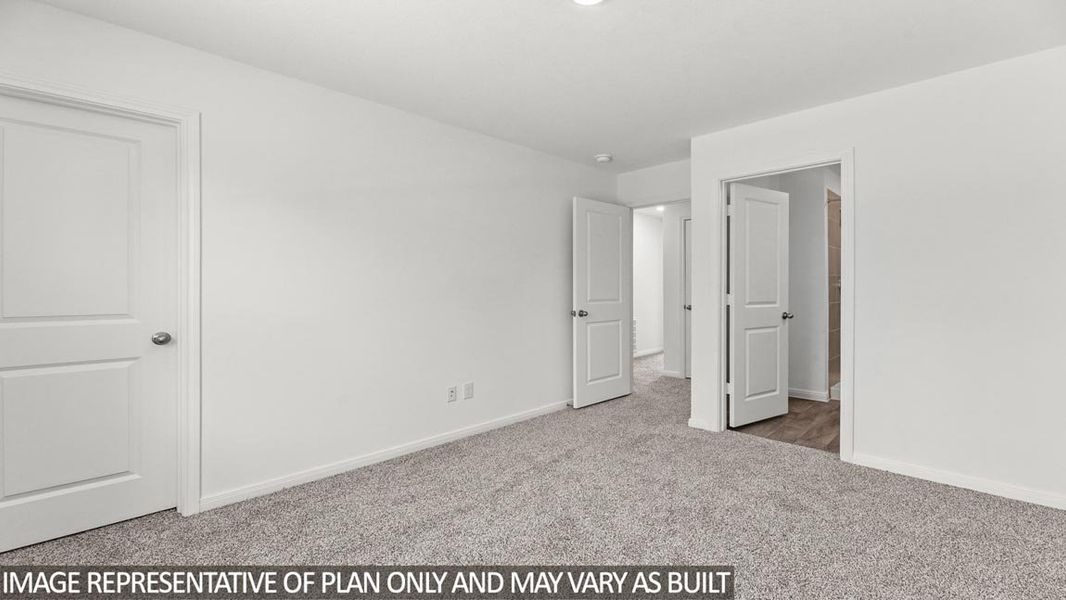 Spacious, unfurnished interior of a new home in Castles Edge, Willis (Image 13).
