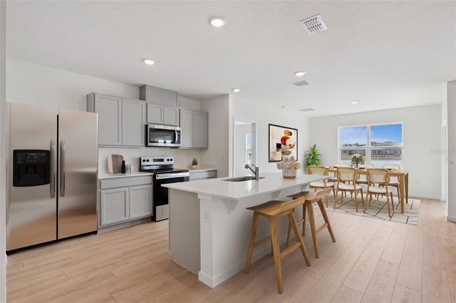 Furnished interior view inside a new home in Concorde, Sanford (Image 10).