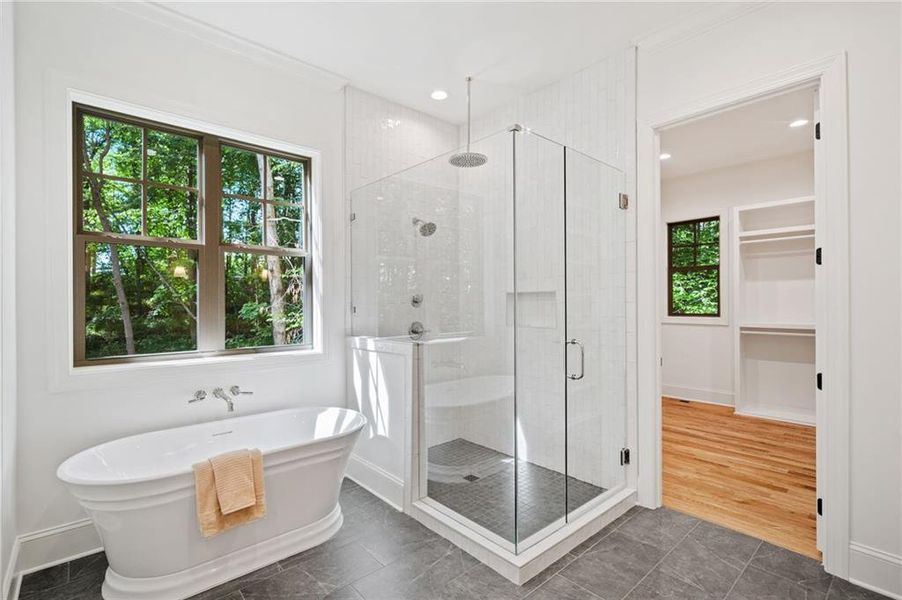 Furnished interior view inside a new home in , Holly Springs (Image 18). Furnished interior view inside a new home in , Holly Springs (Image 18).