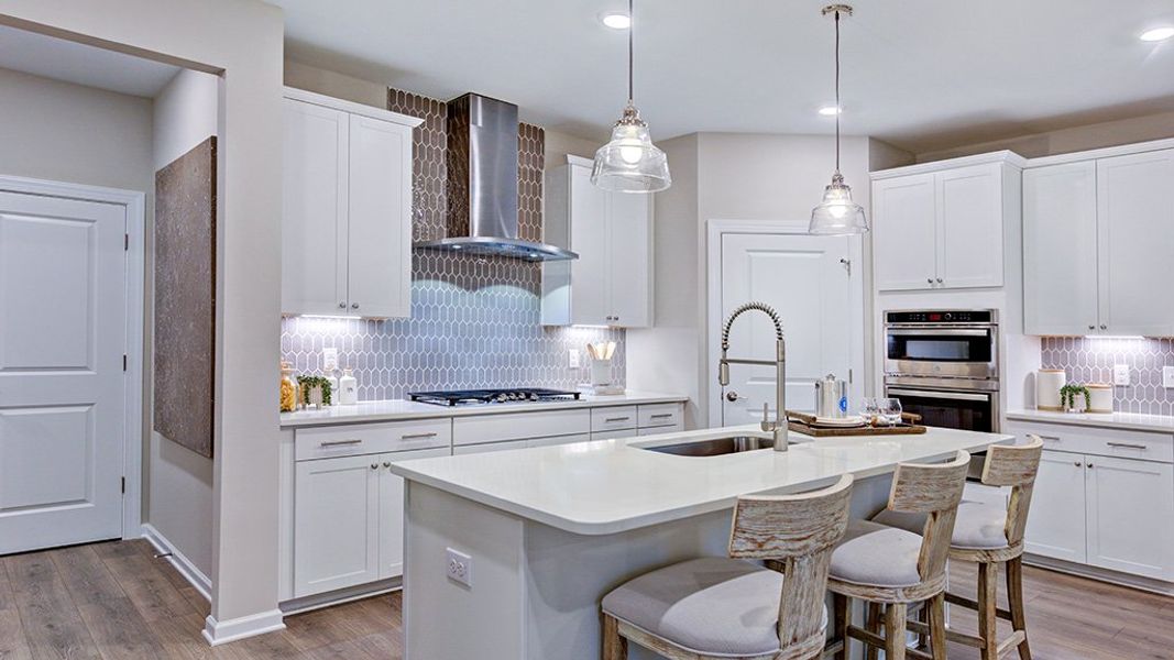 Representative furnished interior of a home built from the Newport by Taylor Morrison in Silverstone Traditional, Knightdale (Image 25).