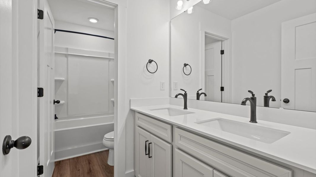 Furnished interior view inside a new home in Pleasant Falls, Moore (Image 17).