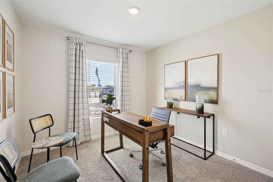 Furnished interior view inside a new home in Boulevard Oaks, Lady Lake (Image 27).